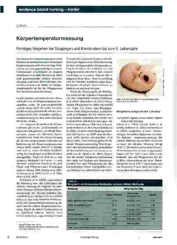 Vorschauseite 1: Körpertemperaturmessung