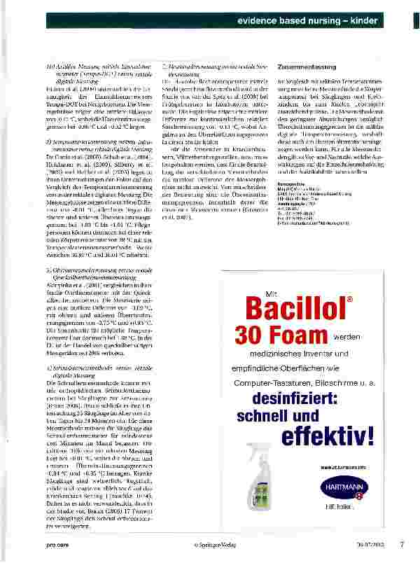 Vorschauseite 2: Körpertemperaturmessung