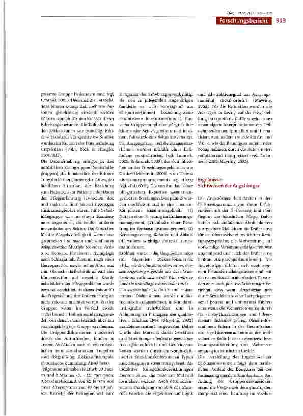 Vorschauseite 3: «Es ist nicht mehr das alte Leben, das wir führen ...» - Beratung von Angehörigen im pflegerischen Entlassungsmanagement