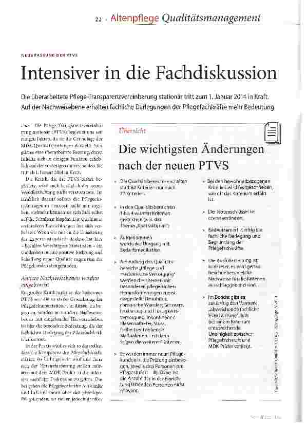 Vorschauseite 1: Intensiver in die Fachdiskussion
