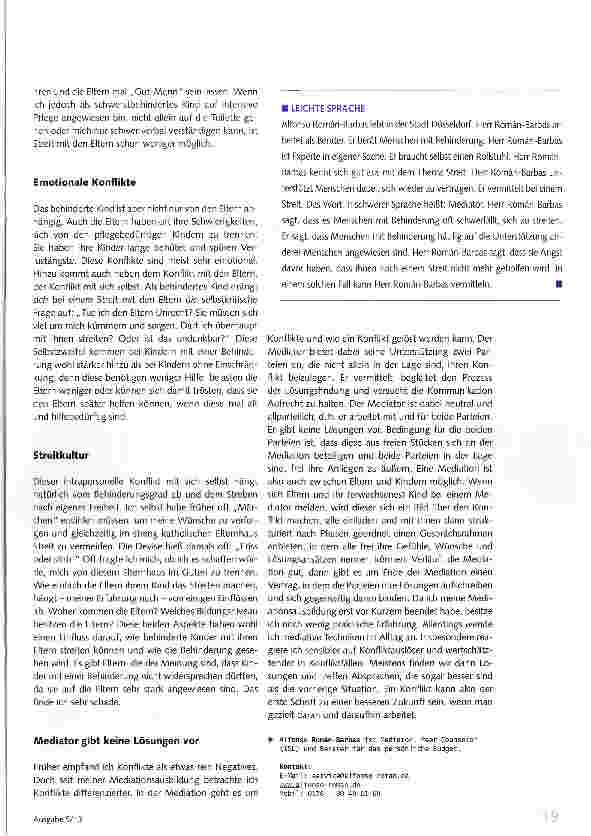 Vorschauseite 2: Konflikt kann wichtiger Schritt sein