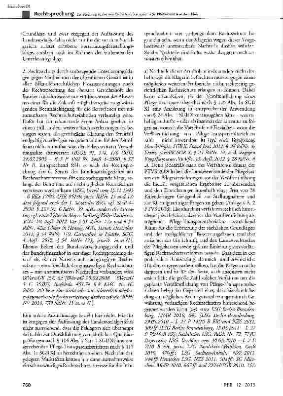 Vorschauseite 3: Zur Berechtigung der Veröffentlichung von zukünftigen Pflege-Transparenzberichten