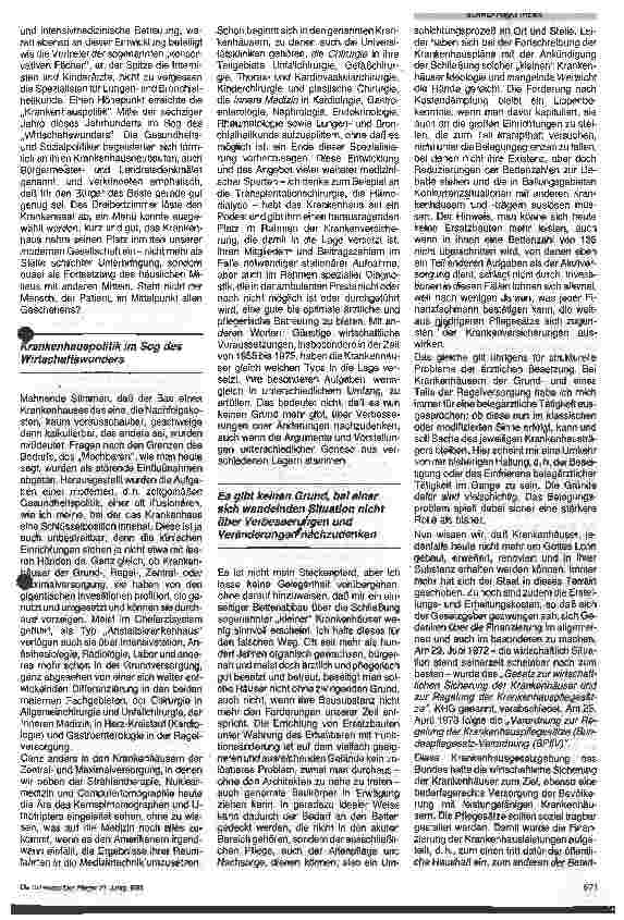 Vorschauseite 2: Krankenhaus zwischen Aufgabe und Gesetzgebung