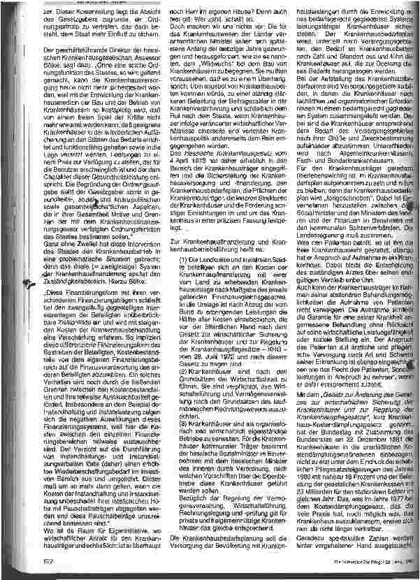 Vorschauseite 3: Krankenhaus zwischen Aufgabe und Gesetzgebung