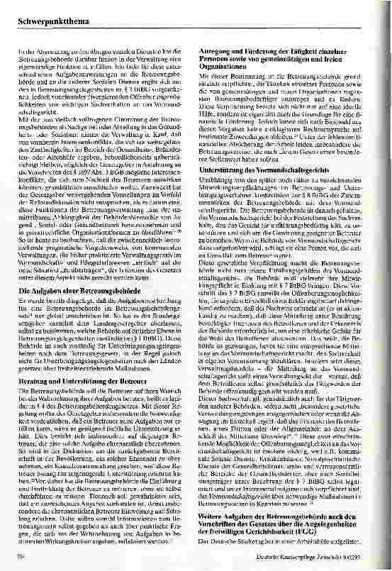 Vorschauseite 3: Umsetzung des Betreuungsgesetzes in einer Sozialbehörde