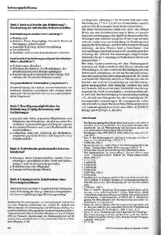 Vorschauseite 5: Umsetzung des Betreuungsgesetzes in einer Sozialbehörde