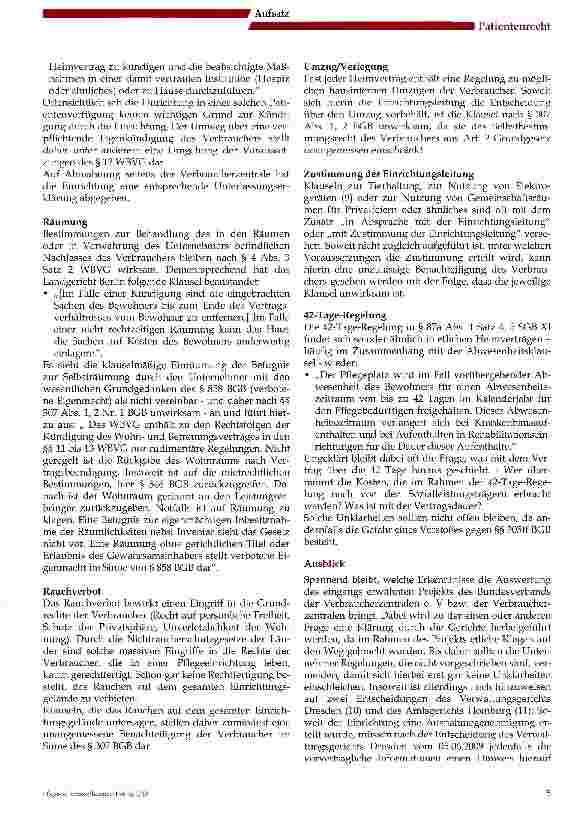 Vorschauseite 4: Kritische Klauseln in Heimverträgen