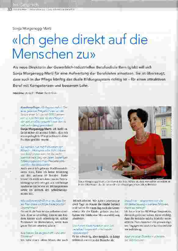 Vorschauseite 1: Ich gehe direkt auf die Menschen zu