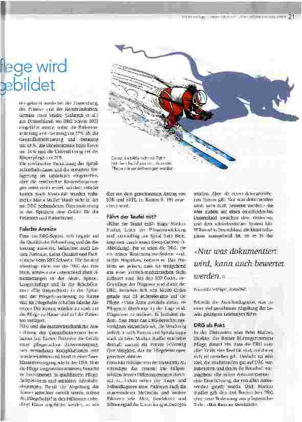 Vorschauseite 2: DRG-die Pflege wird zu wenig abgebildet