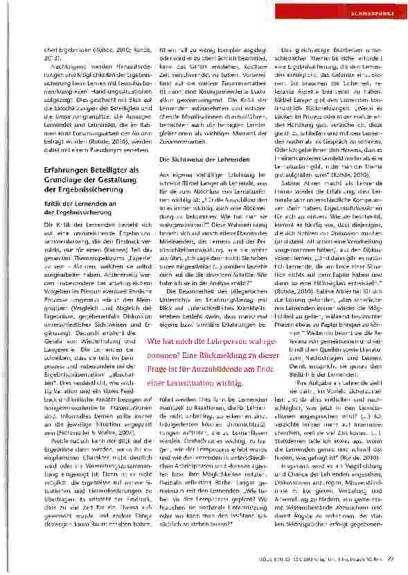 Vorschauseite 3: Gruppenarbeit braucht sichere Ergebnisse