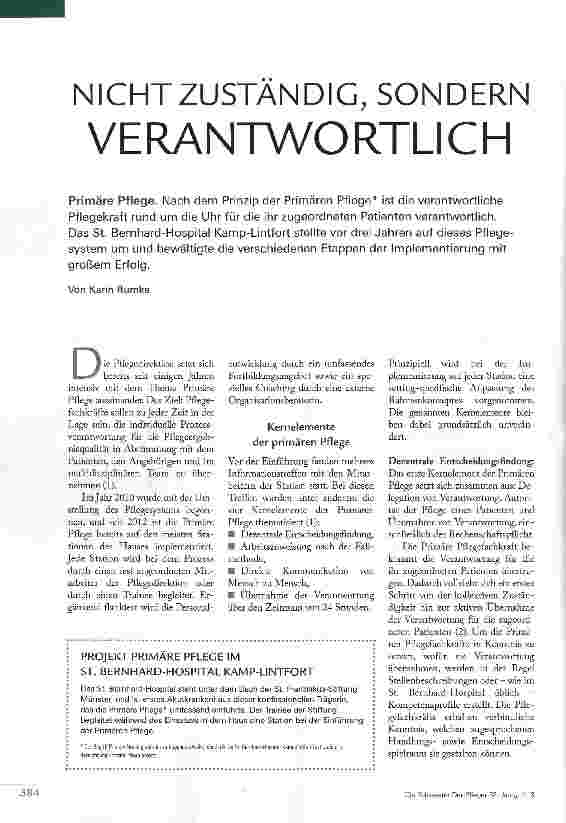 Vorschauseite 1: NICHT ZUSTÄNDIG, SONDERN VERANTWORTLICH