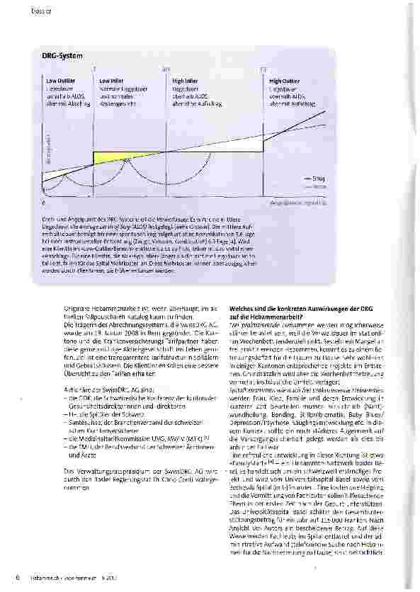 Vorschauseite 3: DRG und Hebammenarbeit: ein Widerspruch?