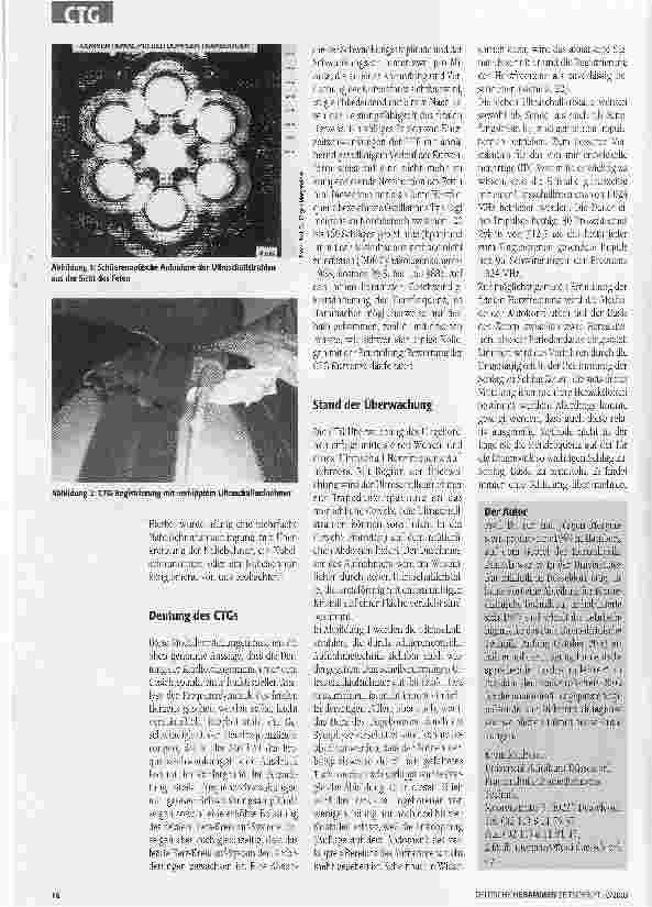 Vorschauseite 4: Kardiotokographie gestern, heute, morgen
