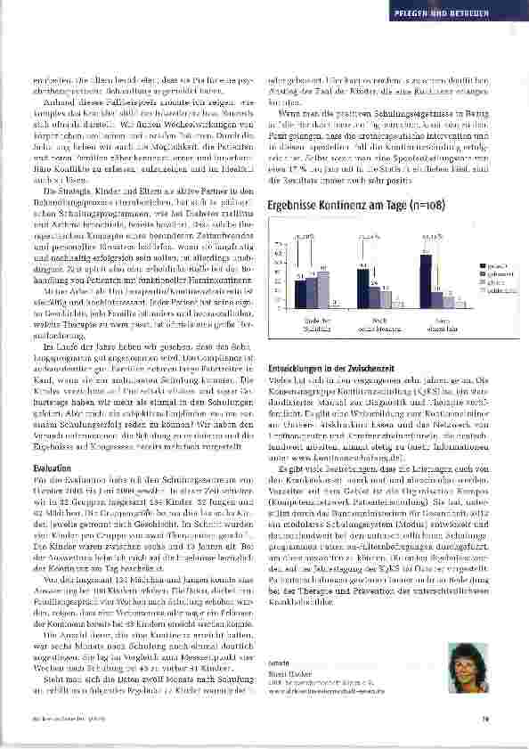 Vorschauseite 2: Zehn Jahre Kontinenzschulung für junge Patienten am Universitätsklinikum Essen