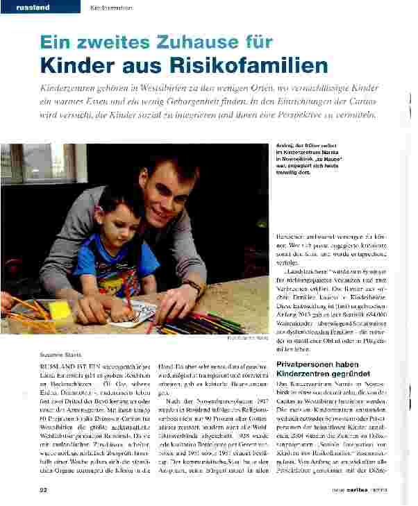 Vorschauseite 1: Ein zweites Zuhause fürKinder aus Risikofamilien