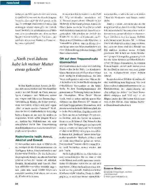 Vorschauseite 3: Ein zweites Zuhause fürKinder aus Risikofamilien