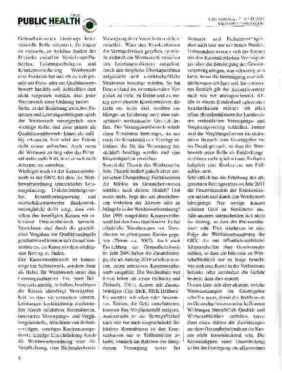 Vorschauseite 2: Wettbewerb als Steuerungsform im Gesundheitswesen
