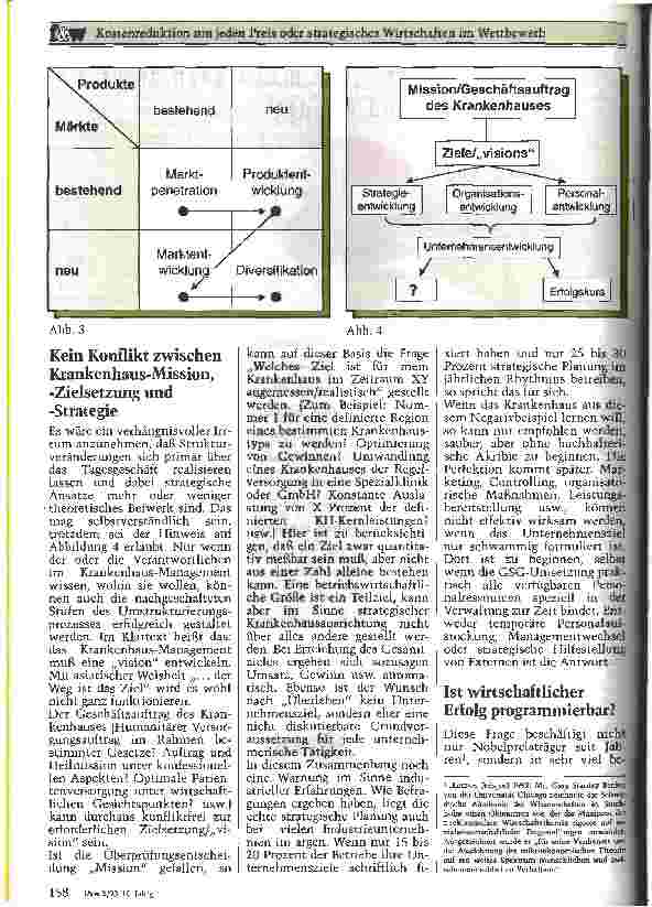 Vorschauseite 4: Kostenreduktion um jedem Preis oder strategisches Wirtschaften im Wettbewerb