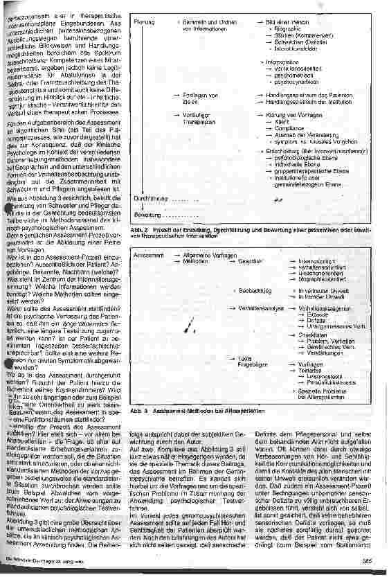 Vorschauseite 3: Die Aufgaben des klinischen Psychologen im Rahmen des gerontopsychiatrischen Assessment