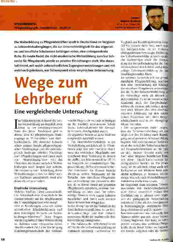 Vorschauseite 1: Wege zum Lehrberuf Eine vergleichende Untersuchung