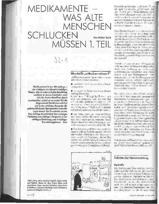 Vorschauseite 1: Medikamente - was alte Menschen schlucken müssen 1. Teil