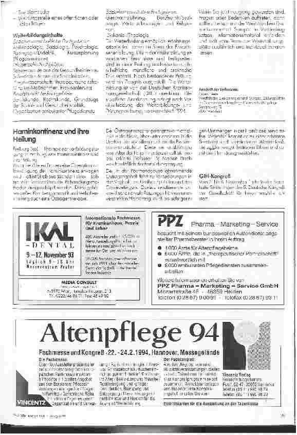 Vorschauseite 2: Curriculum Gemeinde-, Krankenund Altenpflege in Bethel