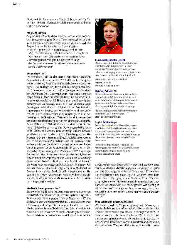 Vorschauseite 2: Zur Qualität von Informations material: Der Einbezug der Zielgruppe