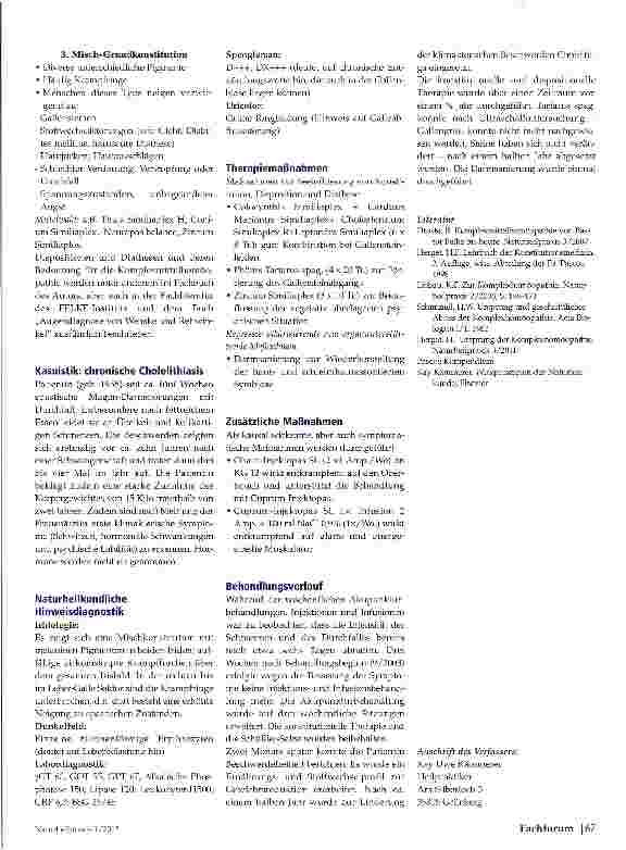 Vorschauseite 6: Systematik der Komplexhomöopathie