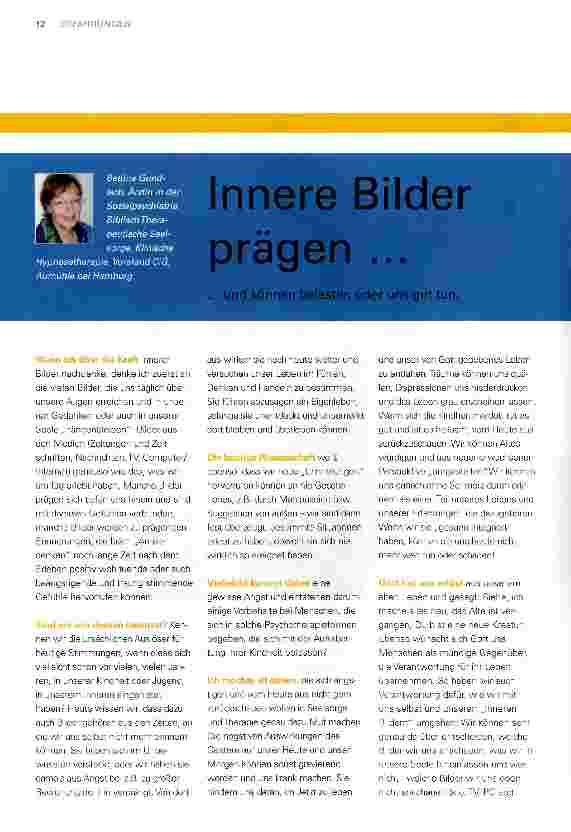 Vorschauseite 1: Innere Bilder prägen