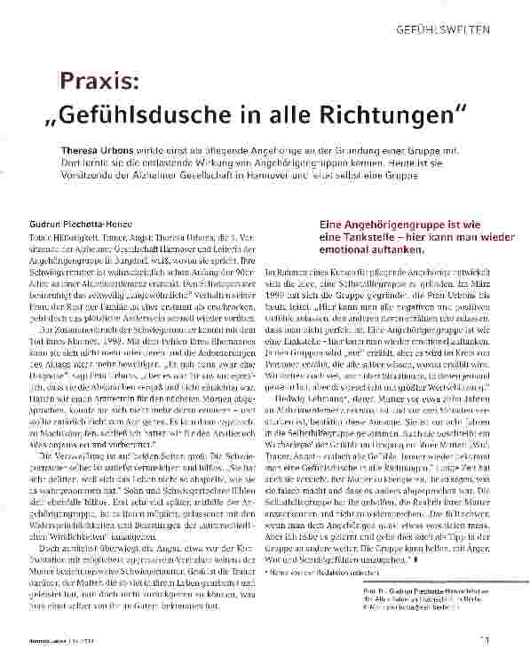Vorschauseite 1: Praxis: Gefühlsdusche in alle Richtungen