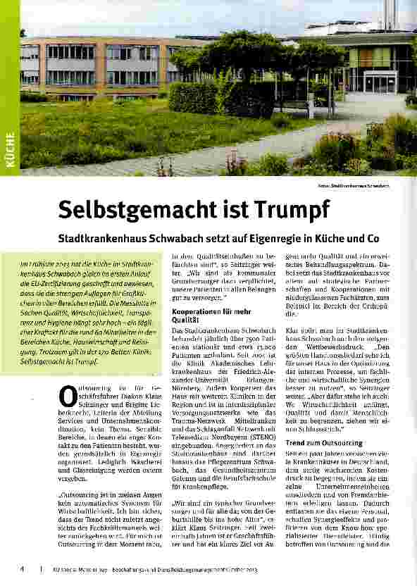 Vorschauseite 1: Selbstgemacht ist Trumpf