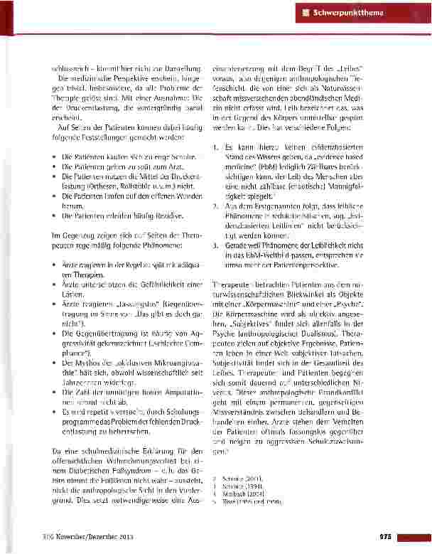 Vorschauseite 2: Leibesinselschwund - ein haftungsrechtliches Problem bei Diabetes mellitus?