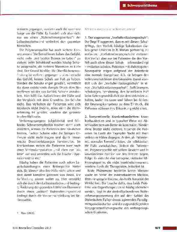 Vorschauseite 4: Leibesinselschwund - ein haftungsrechtliches Problem bei Diabetes mellitus?