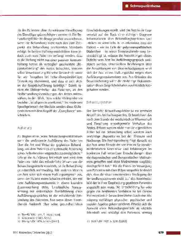 Vorschauseite 6: Leibesinselschwund - ein haftungsrechtliches Problem bei Diabetes mellitus?