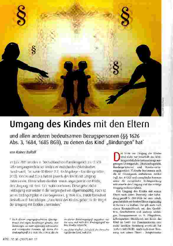 Vorschauseite 1: Umgang des Kindes mit den Eltern