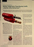 Vorschauseite 1: Geräte-integrierter Feuerlöscher heißt: „Löschen ohne Zeitverlust“!