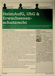 Vorschauseite 1: Heim AufG, UbG & Erwachsenenschutzrecht