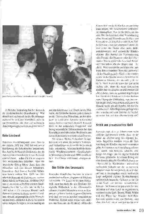 Vorschauseite 2: Medizin ist mehr als nur Fachwissen Janusz Korczak als Arzt und Schriftsteller
