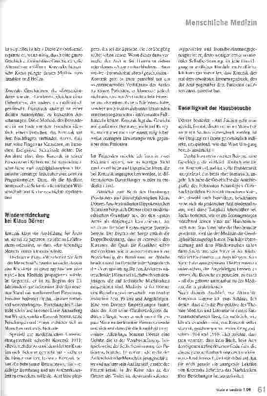 Vorschauseite 4: Medizin ist mehr als nur Fachwissen Janusz Korczak als Arzt und Schriftsteller