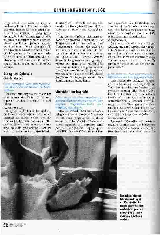 Vorschauseite 5: Subtile Gewalt - Ausdruck verborgener Aggressionen Vom Umgang mit Aggression in der Kinderkrankenpflege - eine HöFa-1- Arbeit