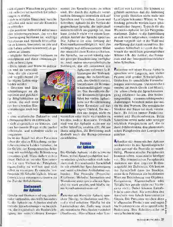 Vorschauseite 2: Aphasie Diagnostik und Terapie in der Geriatrie
