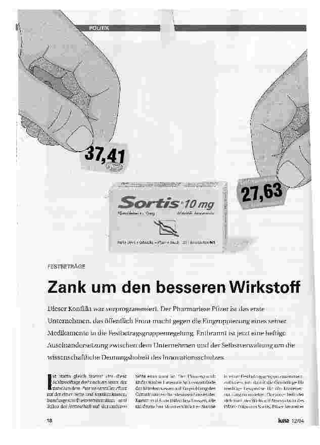 Vorschauseite 1: Zank um den besseren Wirkstoff