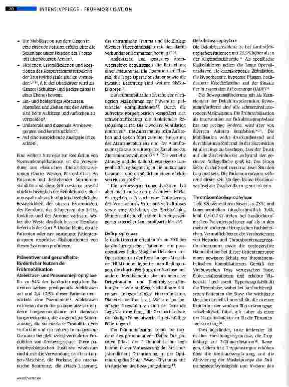 Vorschauseite 3: Nutzen und Gefahren der Frühmobilisation bei kardiochirurgischen Patienten