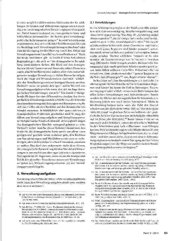 Vorschauseite 2: Demografischer Verwaltungswandel