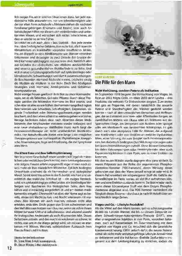 Vorschauseite 2: Die weibliche Biologie und das Älter werden