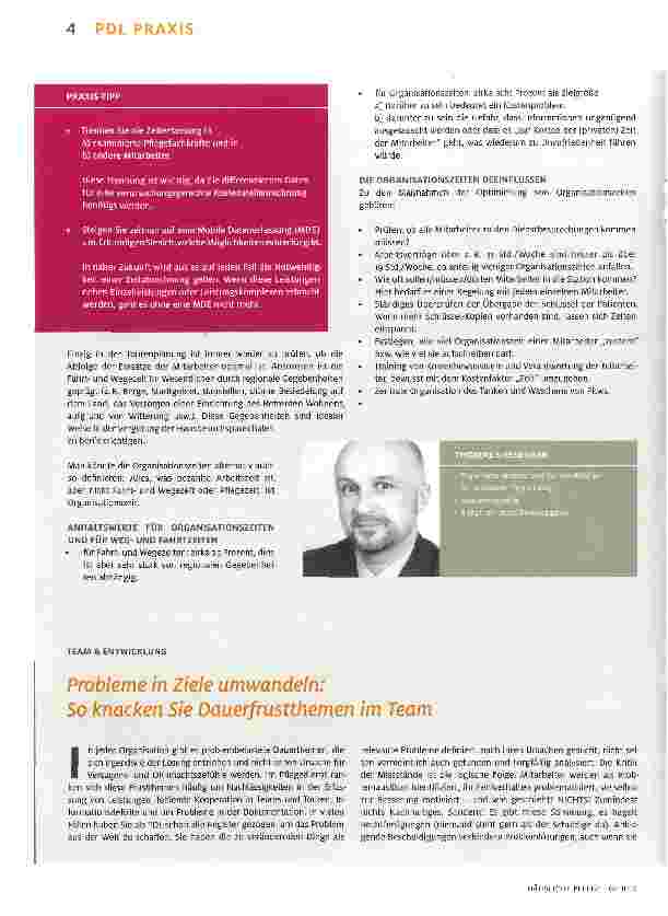 Vorschauseite 2: Zeiten in der Pflege: Fahrt-, Wegeund Organisationszeiten definieren, erfassen, auswerten, Teil 4