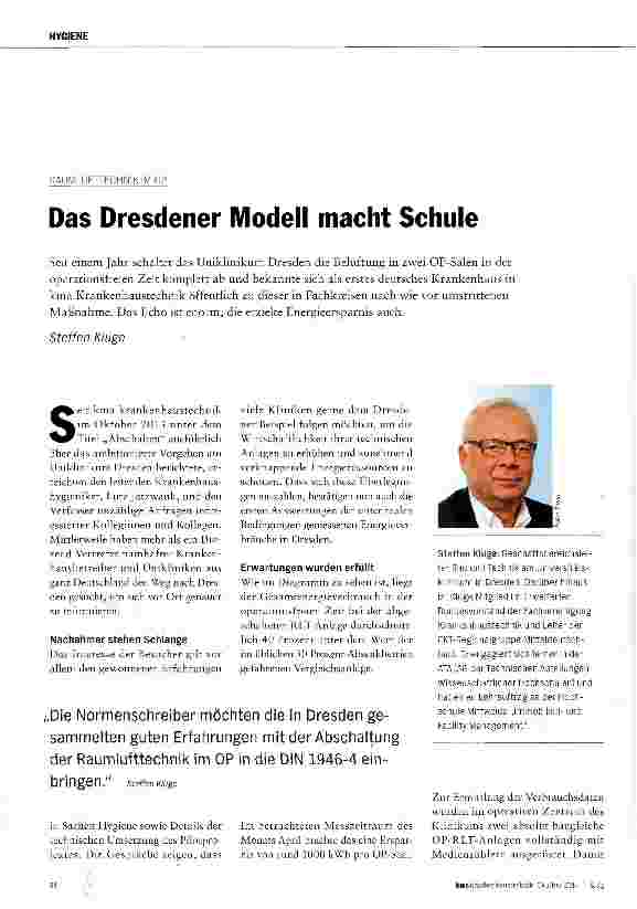 Vorschauseite 1: Das Dresdener Modell macht Schule