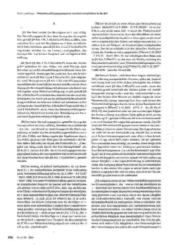 Vorschauseite 2: Weiterbeschäftigungsanspruch von Ersatzmitgliedern in der |AV