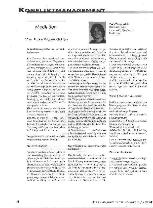 Vorschauseite 1: Mediation