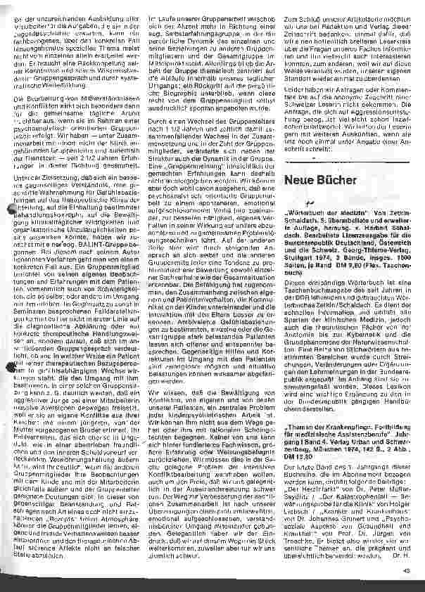 Vorschauseite 4: Die Pflege in der Kinderund Jugendpsychiatrie 9. Folge: (Schluß)